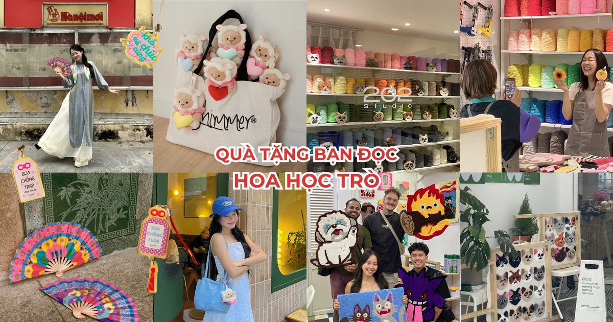 Quà tặng bạn đọc: Phụ kiện bé cừu treo túi và workshop bắn len sáng tạo