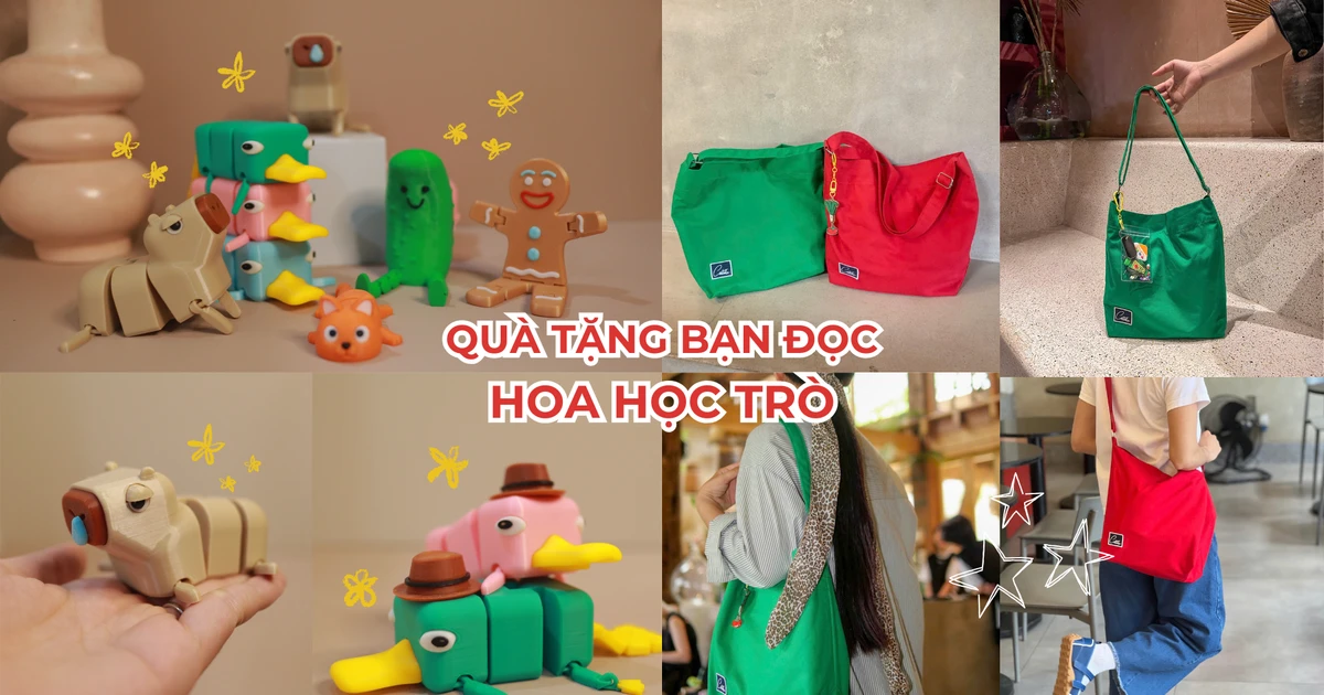 Góc quà tặng: Phụ kiện 3D xịn xò và túi tote xinh xắn cho mùa tựu trường thêm vui