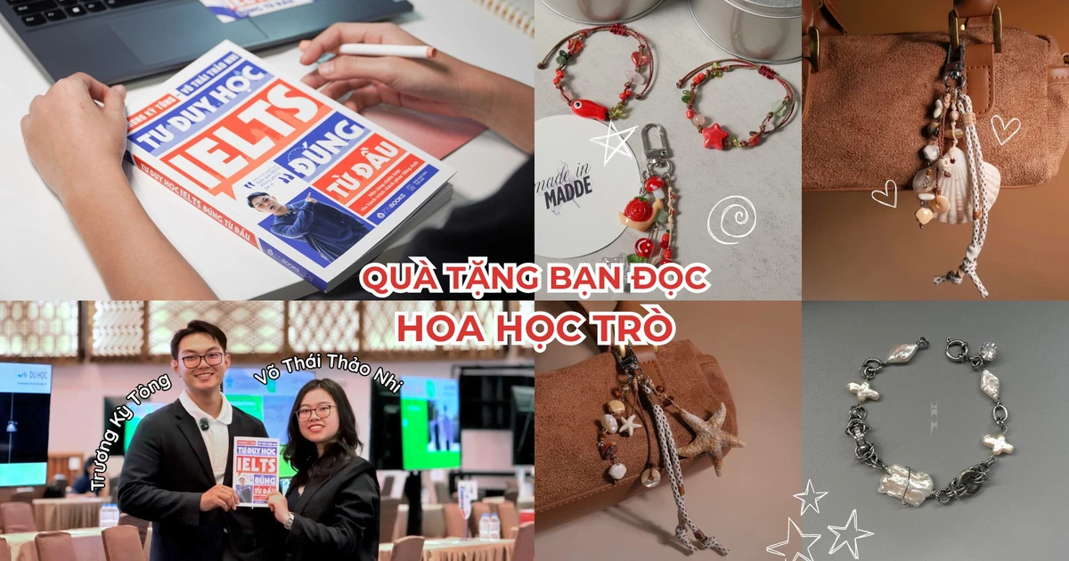 Quà tặng bạn đọc: Nhận phụ kiện nghệ thuật và cẩm nang IELTS "học đúng từ đầu"