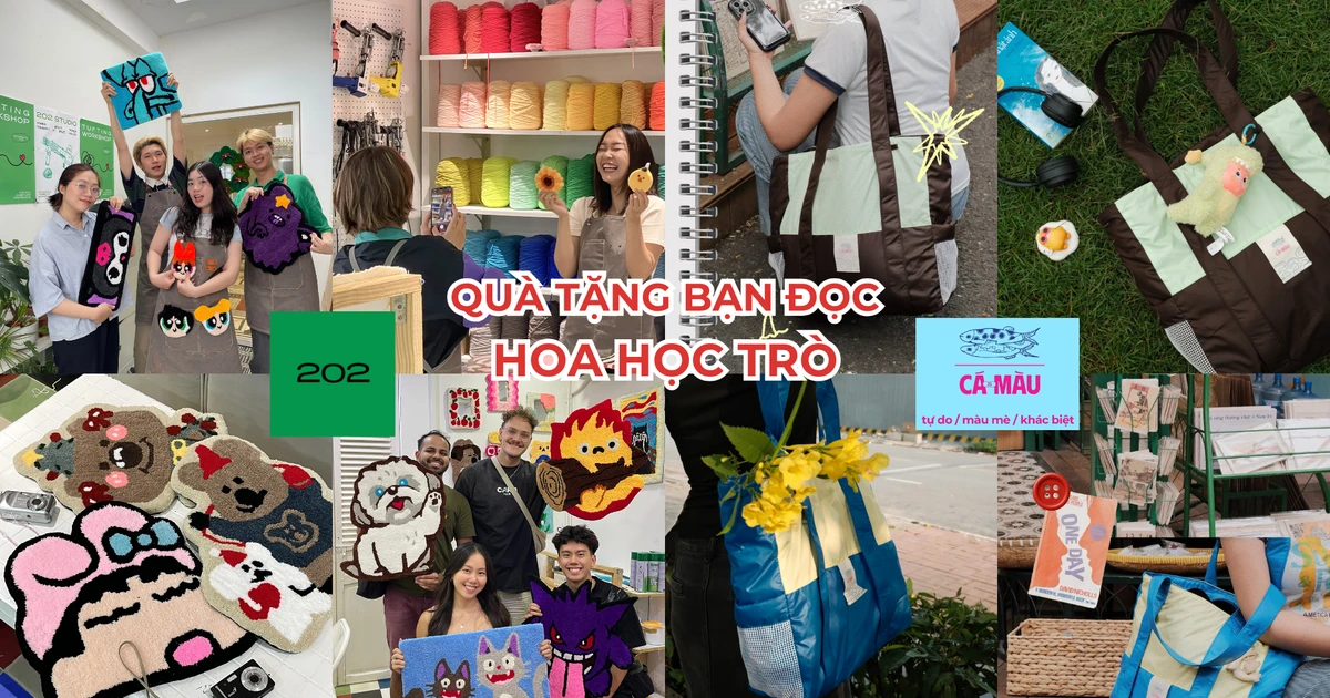 Quà tặng bạn đọc: Nhận túi tote đa-zi-năng và tham gia workshop bắn len sáng tạo