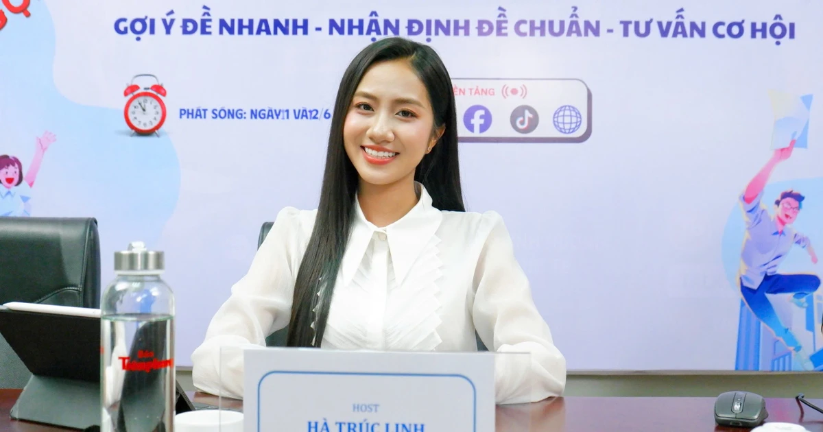 Hoa hậu Hà Trúc Linh trả lời cực mượt đề Văn: Không cần ép mình trở thành Steve Jobs