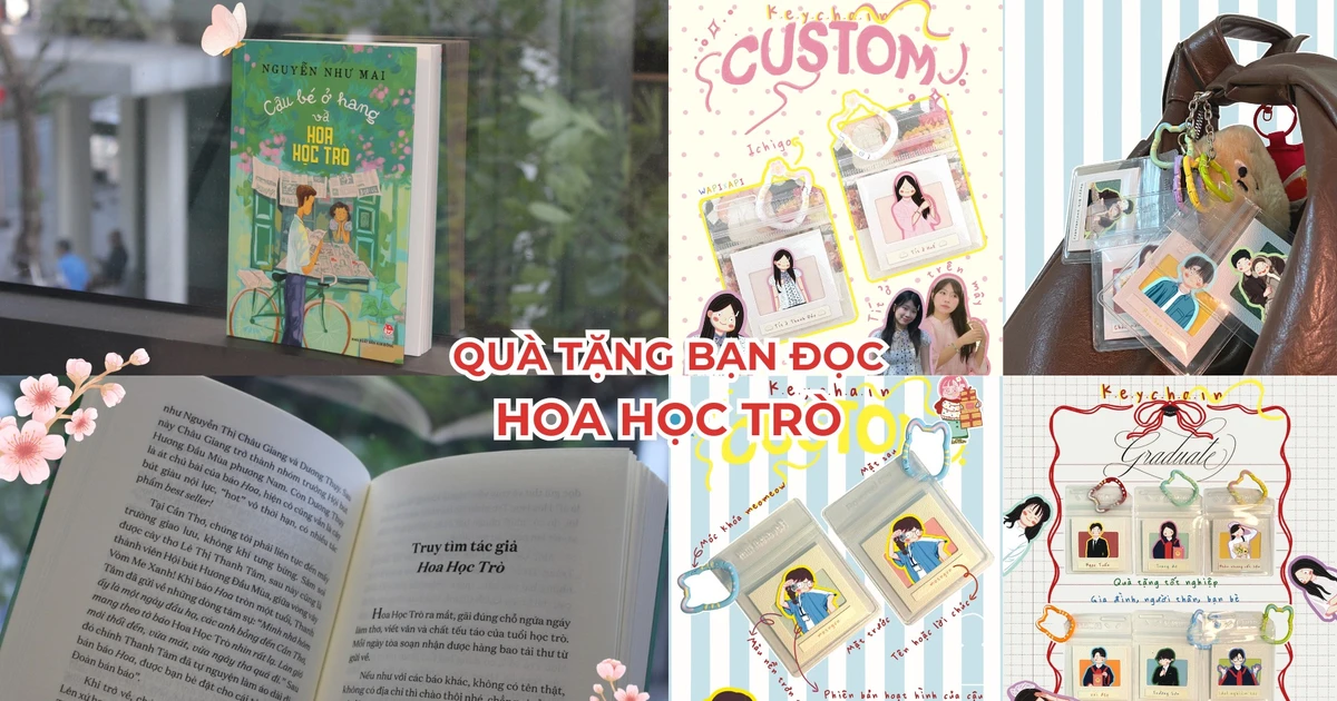 Quà tặng bạn đọc: Tặng sách về "tuổi thơ" Hoa Học Trò và móc khóa độc bản