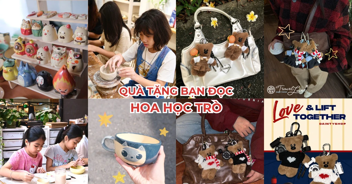 Quà tặng bạn đọc: Móc khóa gấu bông cùng workshop làm gốm cho mùa yêu ấm áp