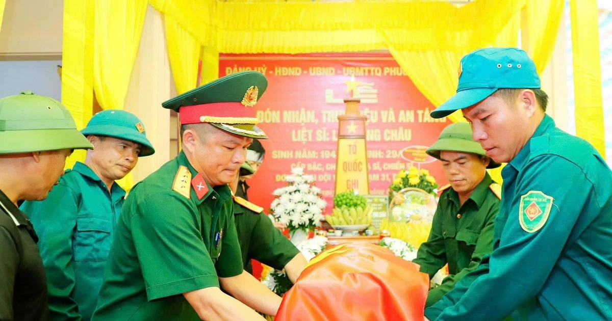Cuộc trở về sau 58 năm của liệt sĩ hy sinh trên đất bạn Lào