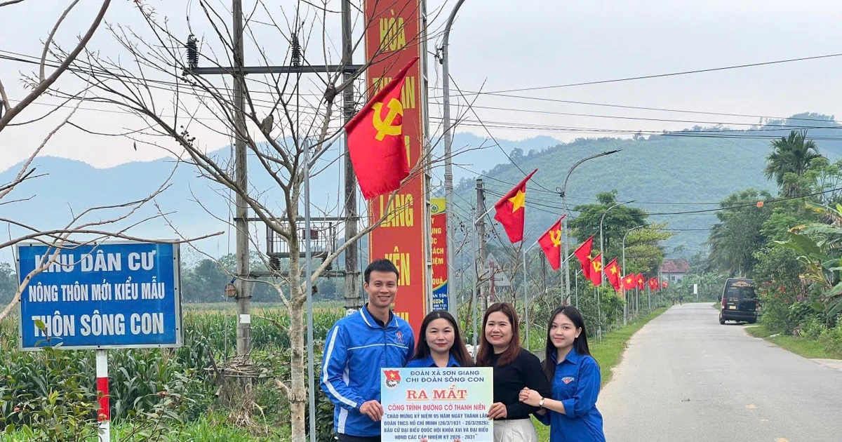 Tuyến đường mang dấu ấn thanh niên