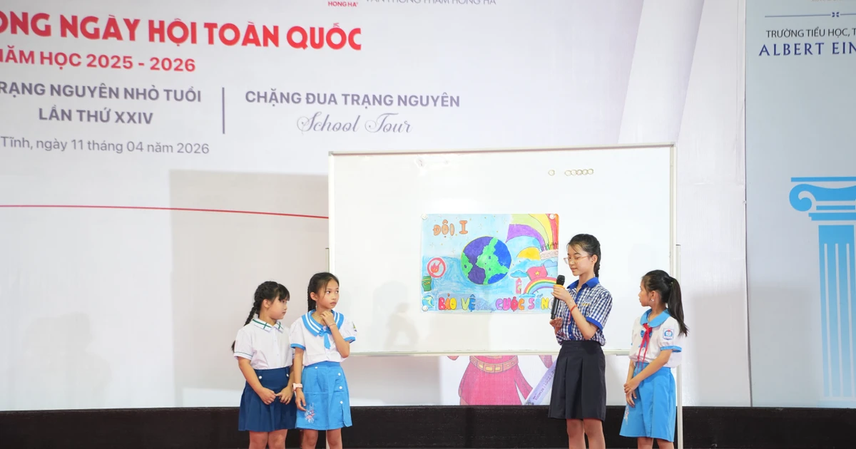 115 học sinh Hà Tĩnh sôi nổi tranh tài Trạng Nguyên nhỏ tuổi