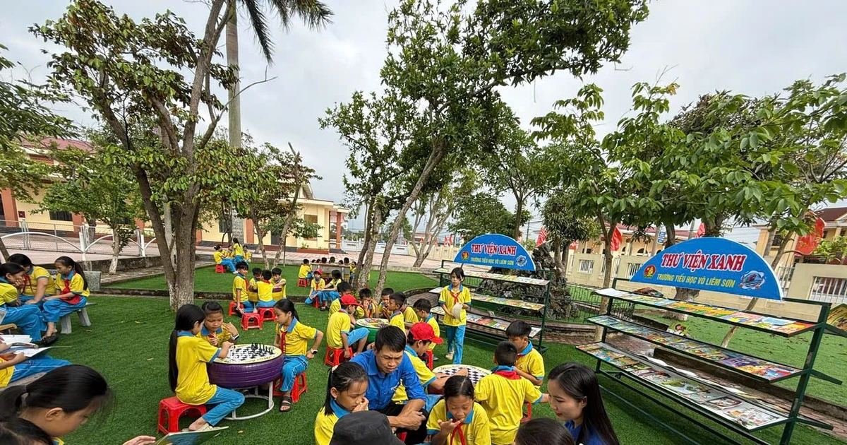 Thiếu nhi Hà Tĩnh sôi nổi thực hiện công trình măng non