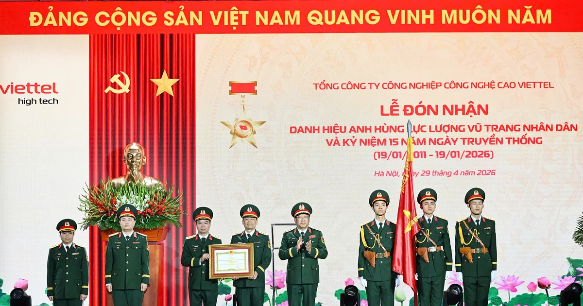 Viettel High Tech nhận danh hiệu Anh hùng Lực lượng vũ trang nhân dân