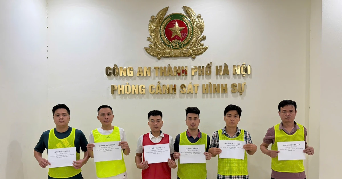 Công an Hà Nội triệt phá ổ nhóm cá độ bóng đá '365cacuoc.com'
