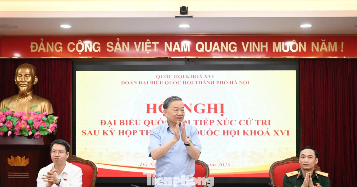 Tổng Bí thư, Chủ tịch nước Tô Lâm tiếp xúc cử tri Hà Nội