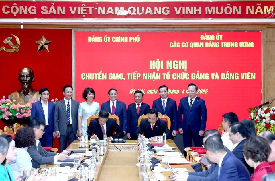 Chuyển giao 5 đảng bộ từ Đảng ủy Chính phủ về trực thuộc Đảng ủy các cơ quan Đảng Trung ương