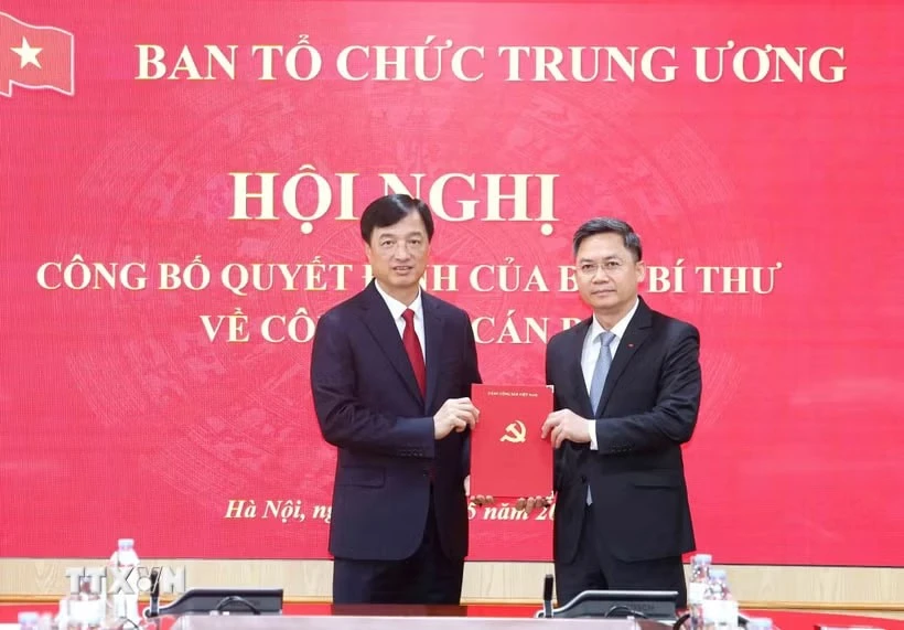 Trưởng Ban Tổ chức Thành ủy Hà Nội Hà Minh Hải làm Phó trưởng Ban Tổ chức Trung ương