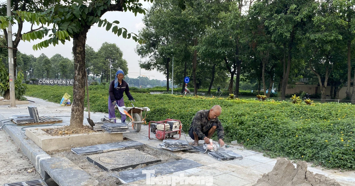 Chính quyền nói gì về việc 'vỉa hè vừa thay áo mới đã tiếp tục đào lên thi công cống thoát nước'?