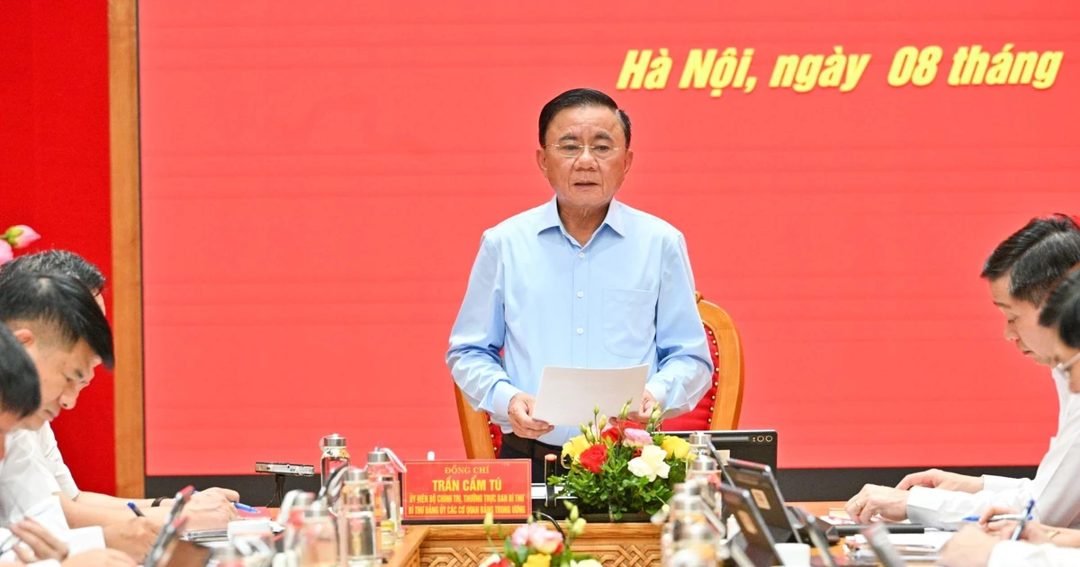 Công bố quyết định của Ban Bí thư chỉ định Ủy ban Kiểm tra Đảng ủy các cơ quan Đảng Trung ương