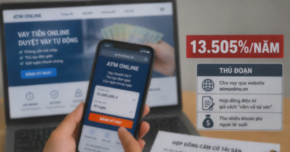 Ổ nhóm tín dụng đen lãi suất 13.500%/năm núp bóng dịch vụ cầm đồ