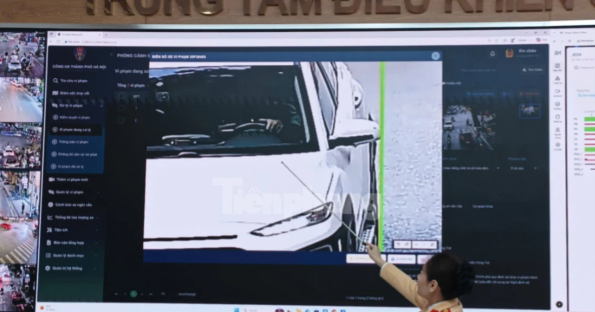 Chi tiết 545 phương tiện bị phạt nguội qua camera AI ở Hà Nội