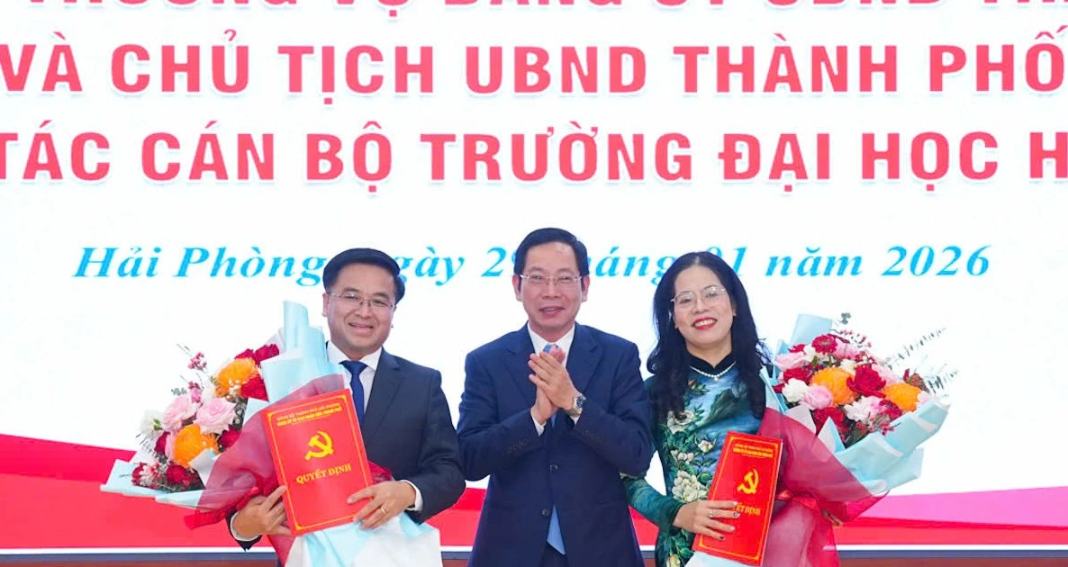 Ông Bùi Xuân Hải giữ chức Bí thư Đảng ủy, Hiệu trưởng Trường Đại học Hải Phòng