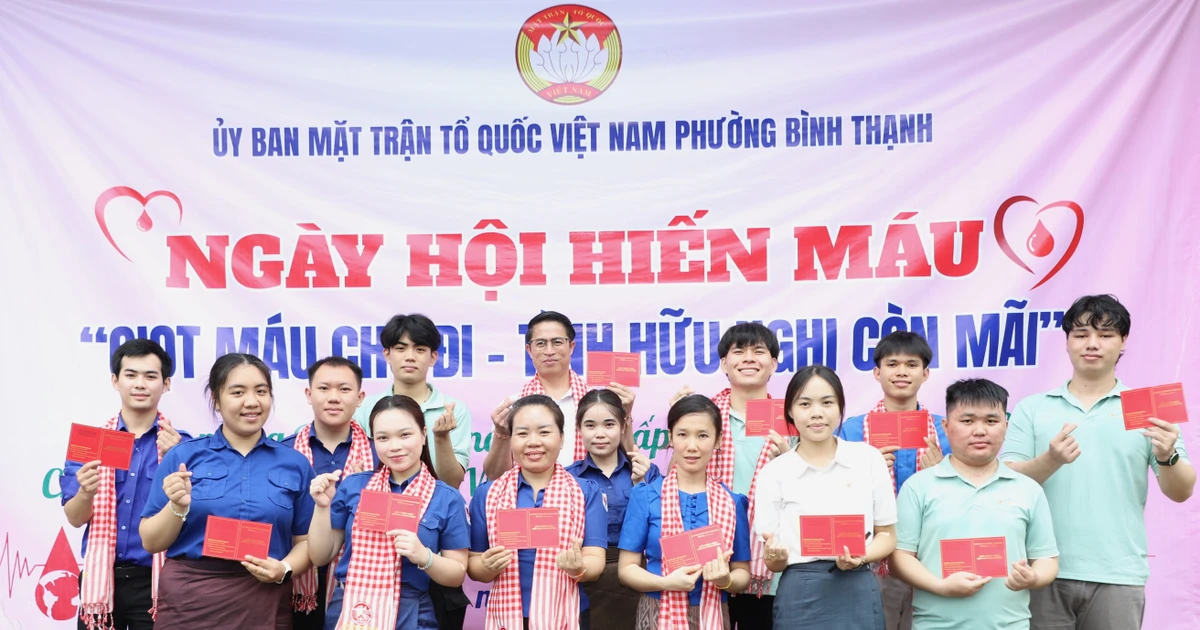 Sinh viên Lào, Campuchia và Việt Nam gắn kết tình hữu nghị