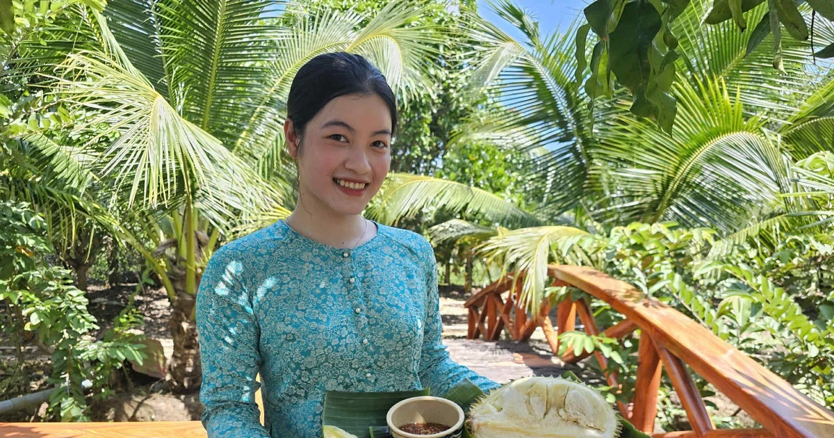 Bánh xèo sầu riêng và bánh khọt mít trứ danh ở cù lao Thới Sơn