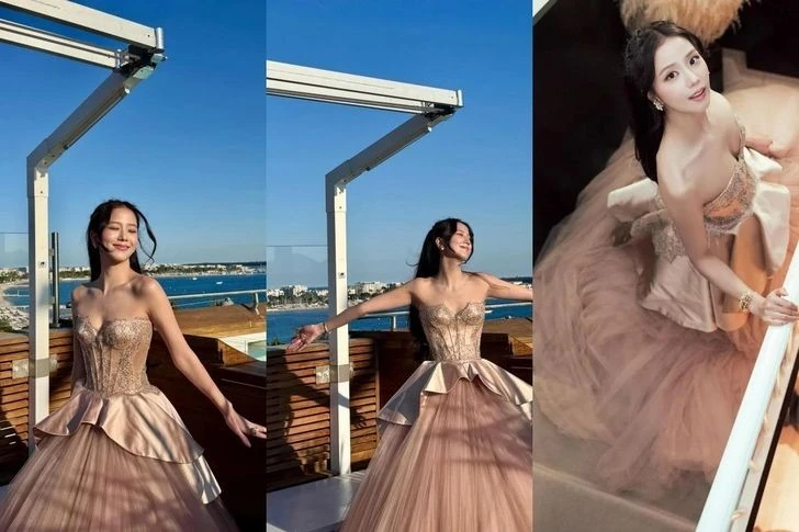 Jisoo BLACKPINK 'phủ sóng' với vẻ ngoài công chúa tại 'Cannes'