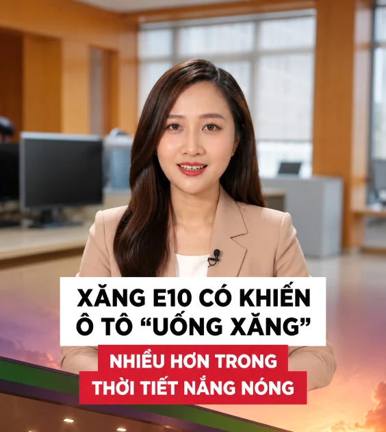 TP NOW: Xăng E10 có làm ôtô tốn xăng hơn trong thời tiết nắng nóng?