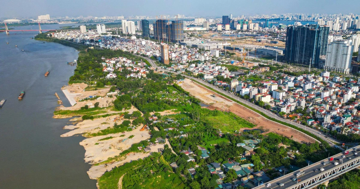 Hà Nội triển khai công viên đầu tiên trên trục cảnh quan sông Hồng