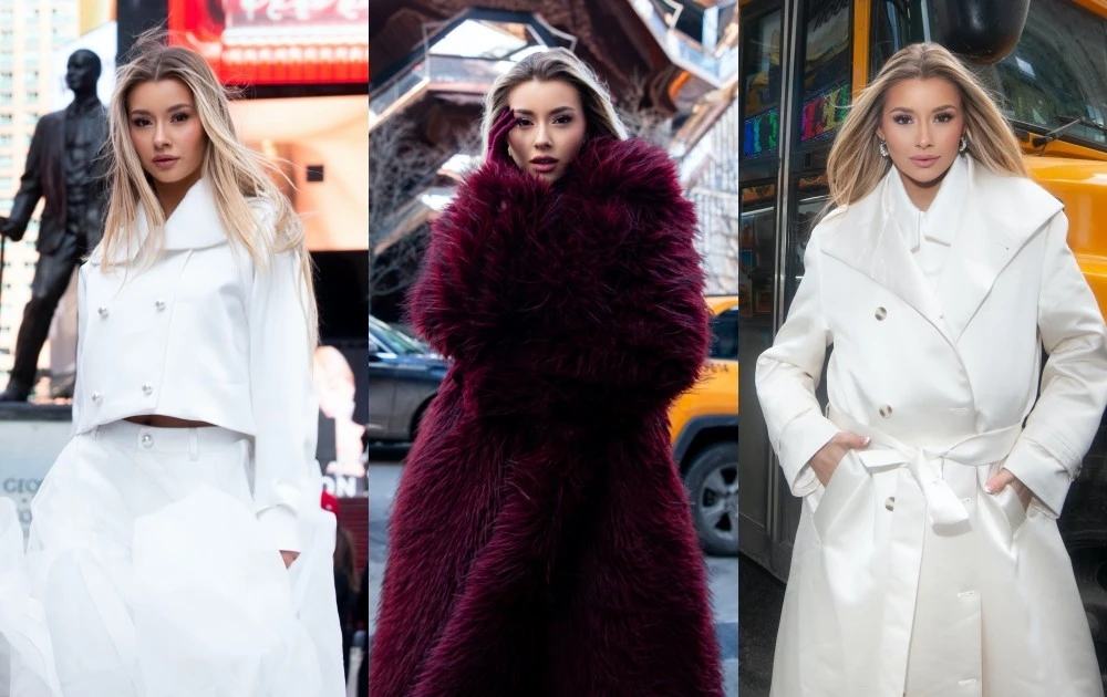 Miss Cosmo 2025 Yolina Linquist khoe bộ ảnh "siêu mẫu" trên đường phố New York