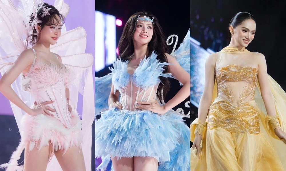 Dàn Hoa - Á hậu xuất hiện như thiên thần tại concert Bắc Bling của Hoà Minzy