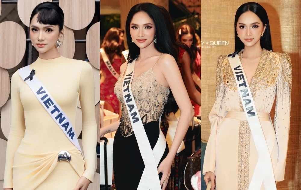 Miss Universe 2025: Hoa hậu Hương Giang trở lại với các gam màu trung tính