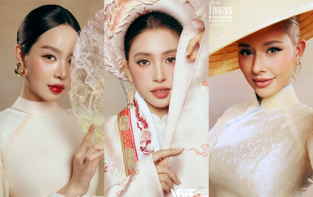 Lễ hội Áo dài TP.HCM: Fan sắc đẹp mãn nhãn với loạt ảnh của dàn Hoa - Á hậu