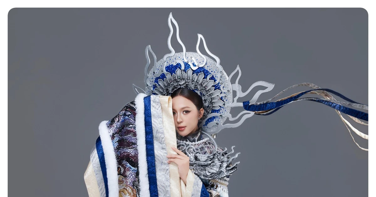 Kiều Duy suýt khóc trước khi thi trang phục dân tộc tại Miss International 2025