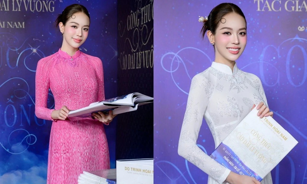 Hoa hậu Thanh Thủy là gương mặt đại diện cho cuốn sách xác lập kỷ lục