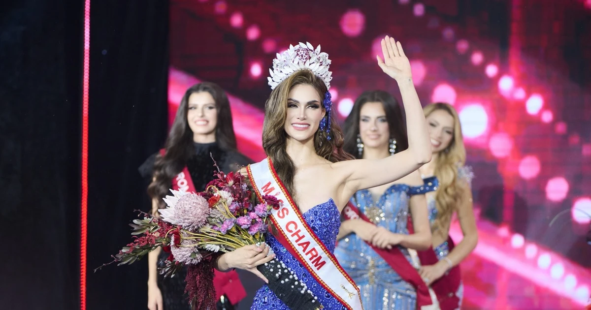 Đại diện Venezuela Anna Blanco trở thành Miss Charm 2025, cao 1m82