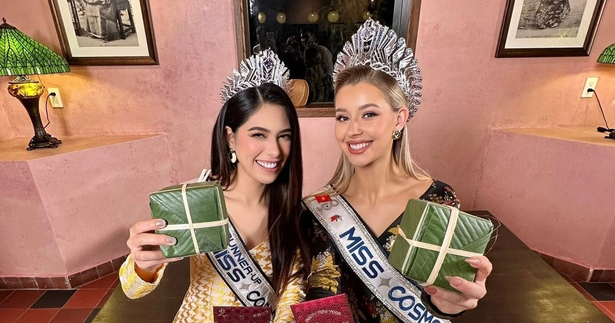 Top 2 Miss Cosmo 2025 "chuẩn dâu Việt": Mặc áo bà ba, tập gói bánh chưng