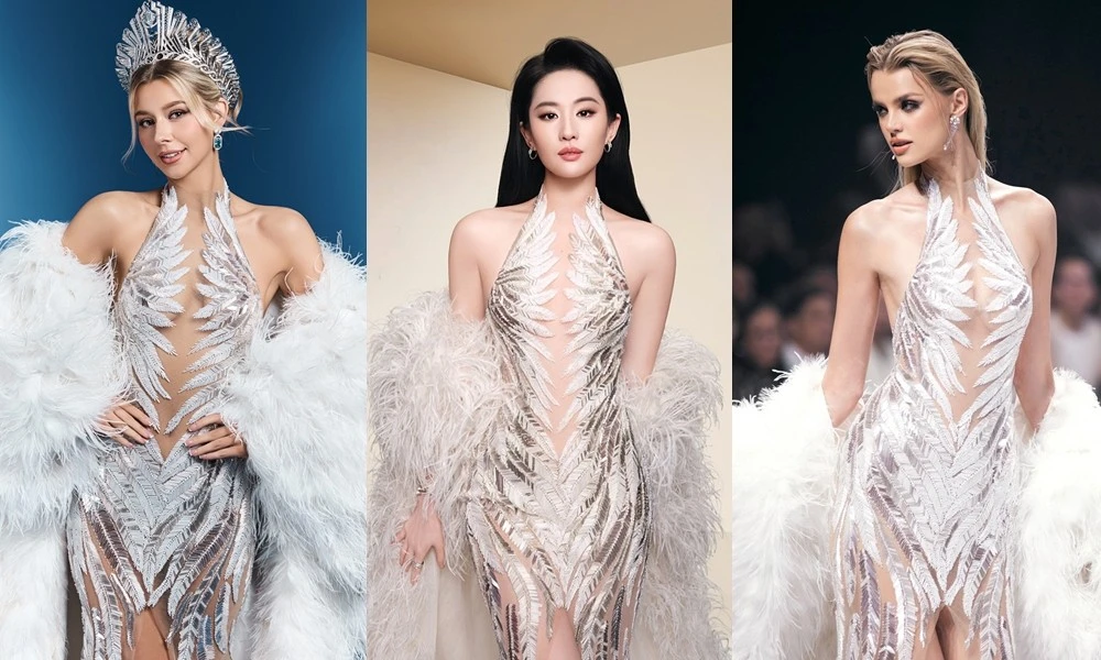 Lưu Diệc Phi "đụng hàng" dàn hậu đình đám trong thiết kế dạ hội của Lê Thanh Hòa