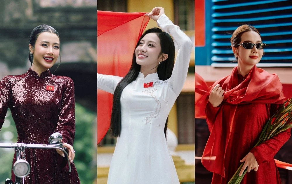 Dàn sao Việt tự hào diện áo dài truyền thống đón Đại lễ mừng Quốc khánh 2/9