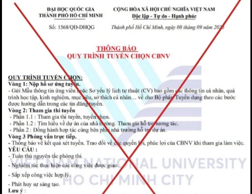 Thủ đoạn lừa đảo mới gây lo lắng tại các trường học TP HCM