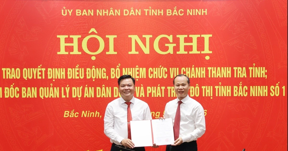 Phó Trưởng Ban Tuyên giáo và Dân vận Tỉnh ủy làm Chánh Thanh tra tỉnh Bắc Ninh