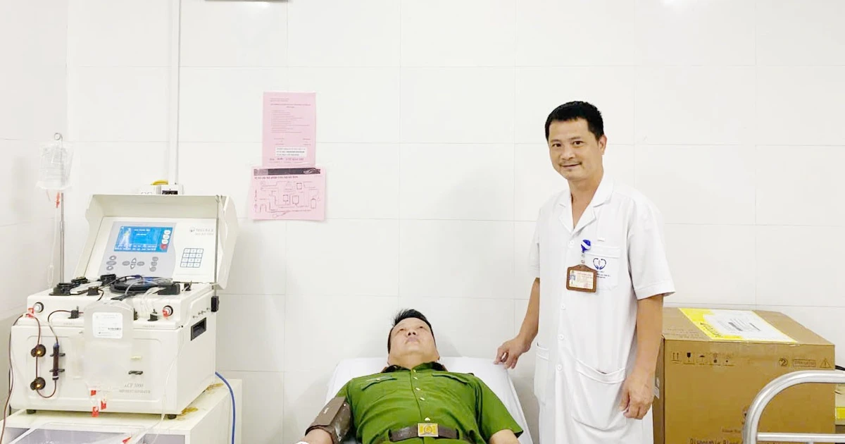 Trung tá công an 32 lần hiến máu cứu người: Còn giúp được là còn đi