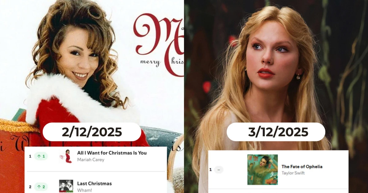 Hot 100: Mariah Carey chính thức “rã đông", Taylor Swift chuẩn bị "thất sủng"?