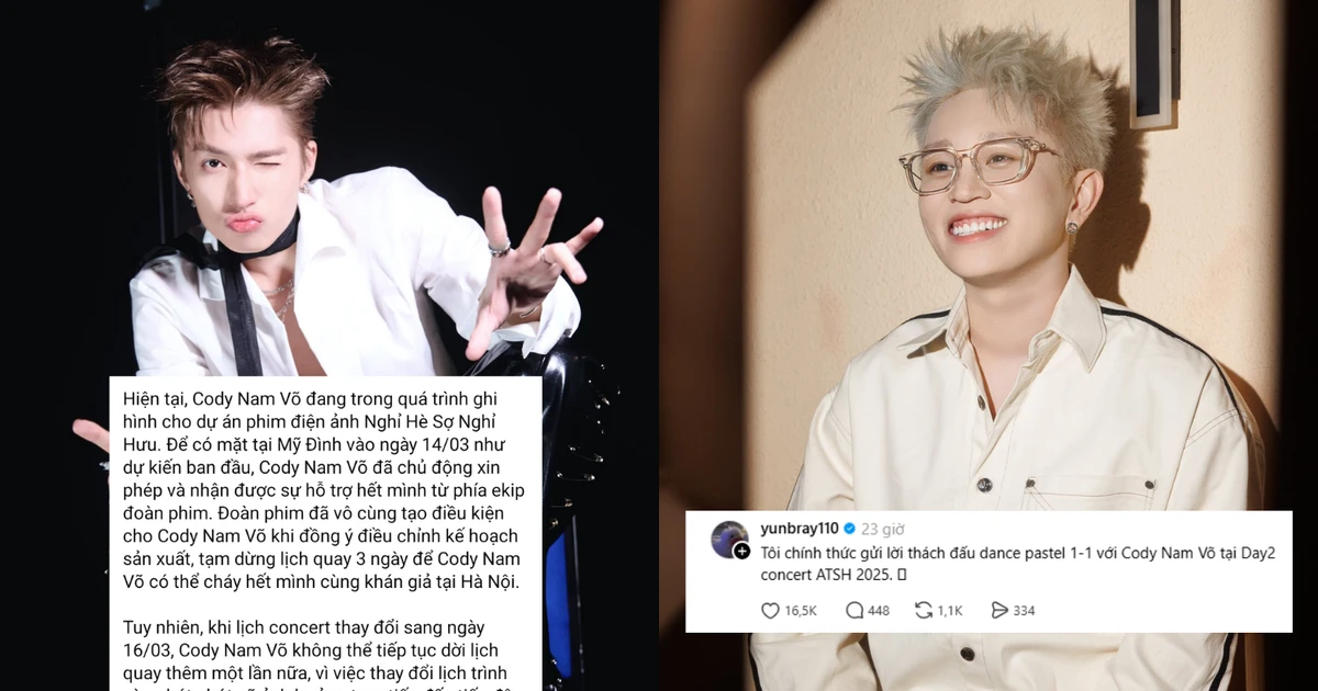ATSH concert D-2: Cody Nam Võ vắng mặt, Nhâm Phương Nam - B Ray có động thái chú ý