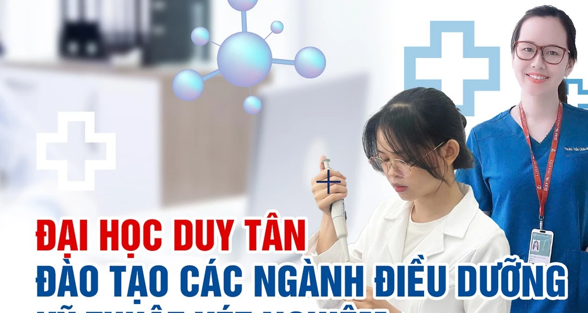 ĐH Duy Tân đào tạo các ngành Điều dưỡng, Kỹ thuật Xét nghiệm và Kỹ thuật Y sinh
