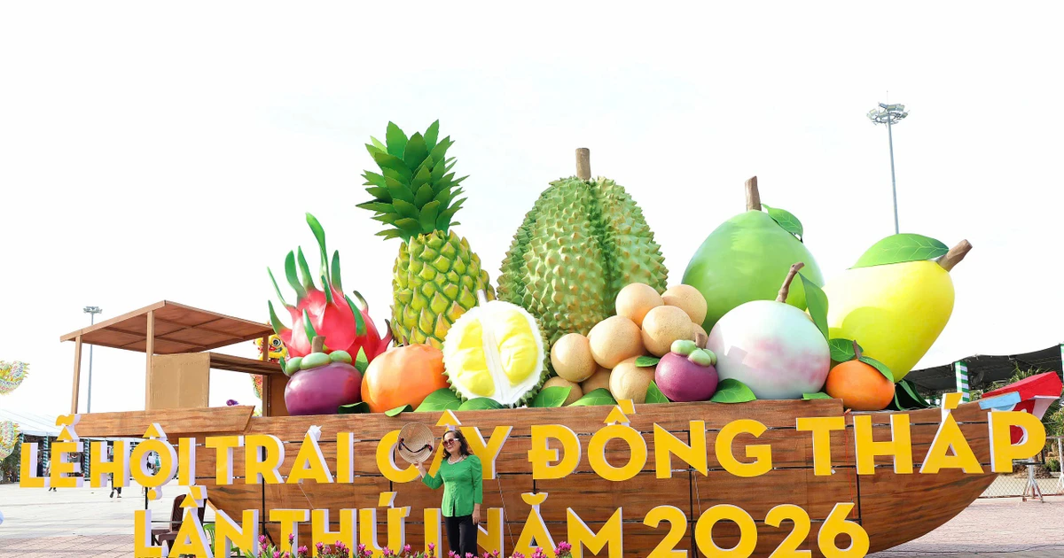 Tạo hình trái cây độc đáo ở lễ hội lớn nhất Đồng Tháp