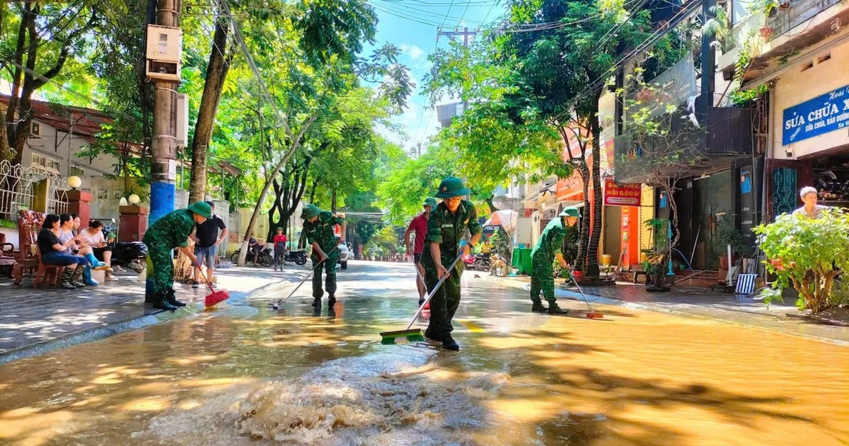 ‘Đại công trường’ khắc phục môi trường sau lũ ở Cao Bằng, Lạng Sơn