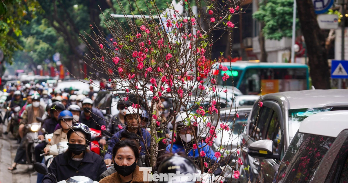 Cửa ngõ Hà Nội ùn ứ chiều 26 Tết, người dân háo hức về quê sum họp