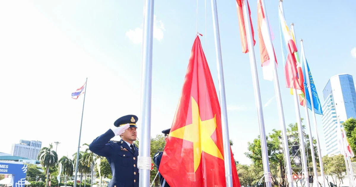 Lễ thượng cờ Đoàn Thể thao Việt Nam tại SEA Games 33: Tự hào và đầy quyết tâm