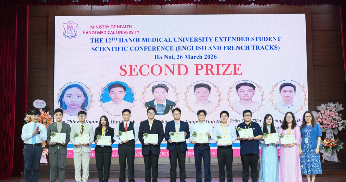 Lần đầu tiên sinh viên quốc tế tham gia hội nghị nghiên cứu khoa học tại Trường ĐH Y Hà Nội