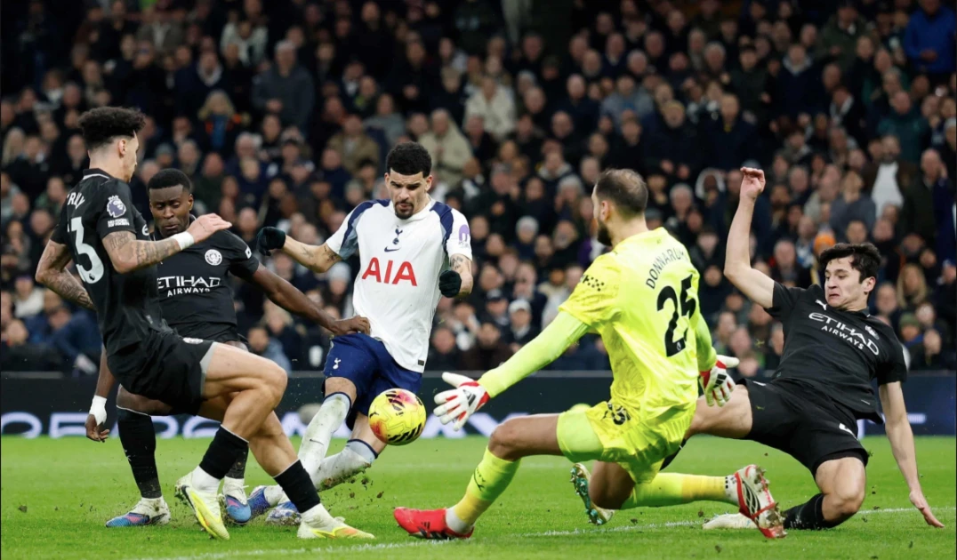 HIGHLIGHTS Tottenham 2-2 Man City: Sảy chân ở London