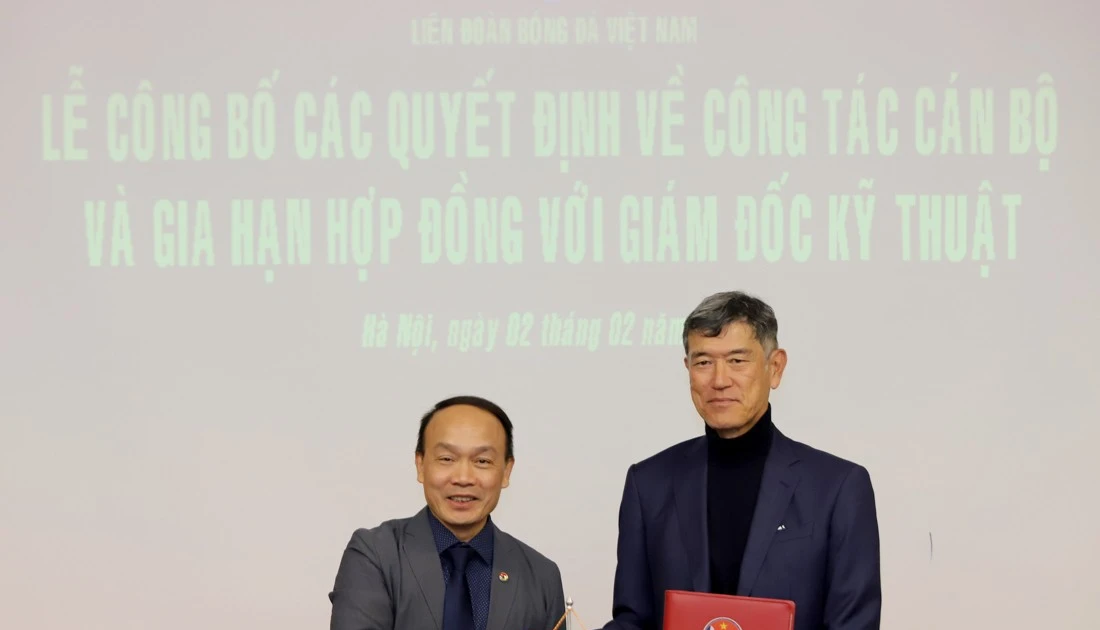 VFF gia hạn hợp đồng với Giám đốc kỹ thuật người Nhật Bản