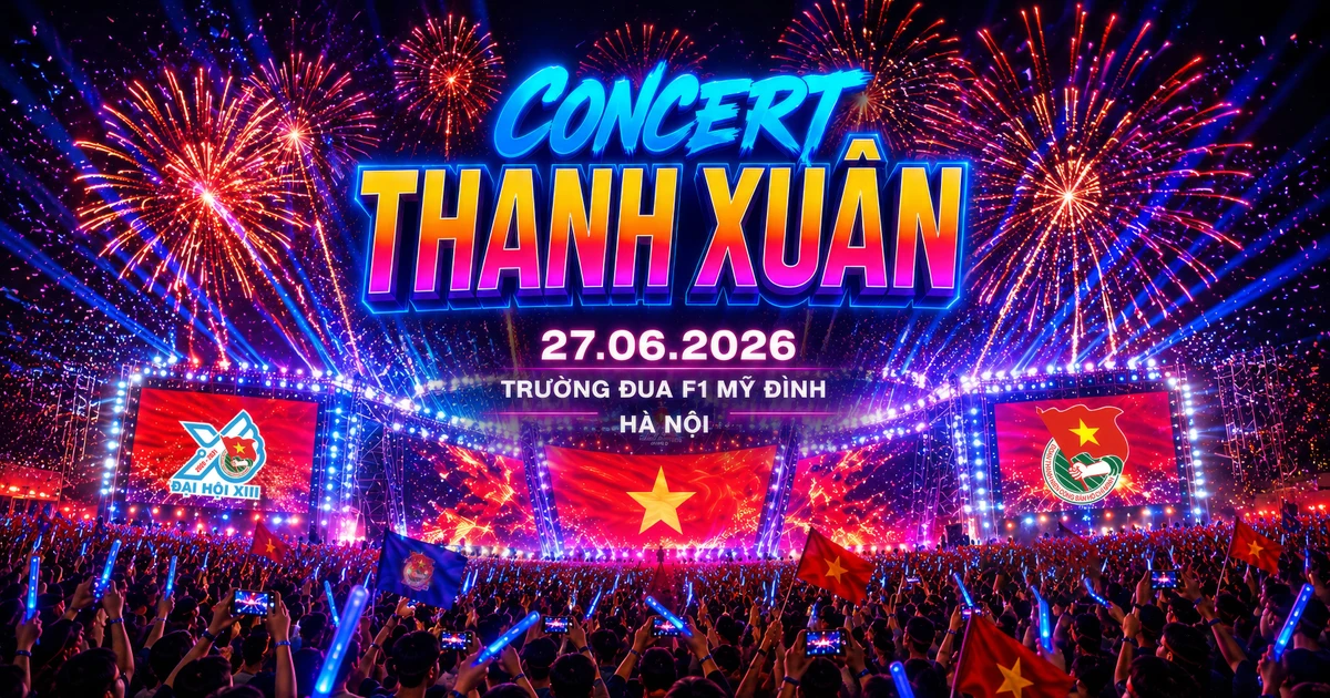 Bùng nổ cảm xúc ở concert Thanh xuân 2026